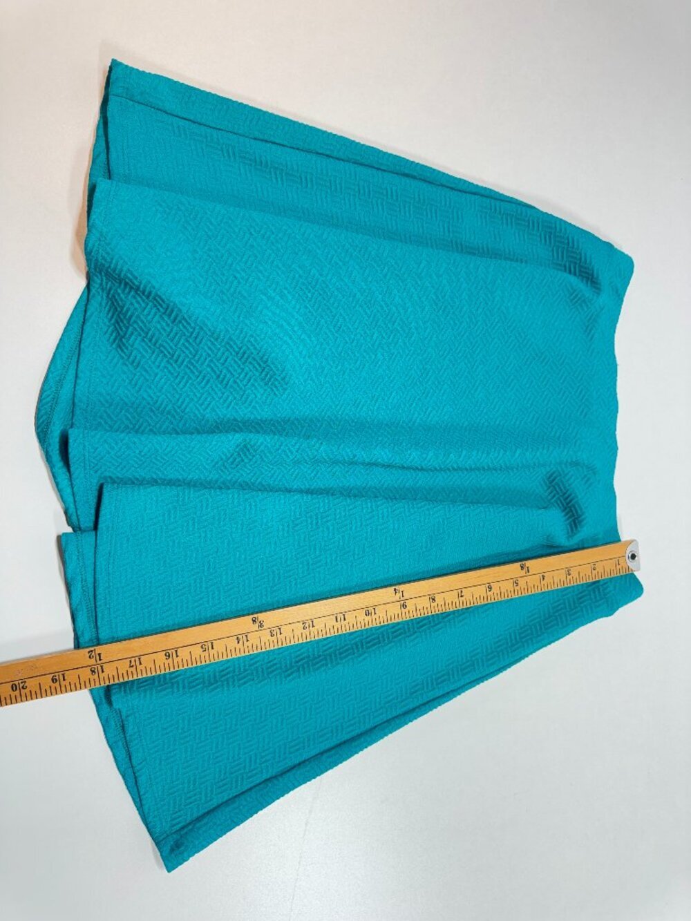 Streetwear Society Turquoise Textured Skater Skirt Size Medium - Picture 4 of 8